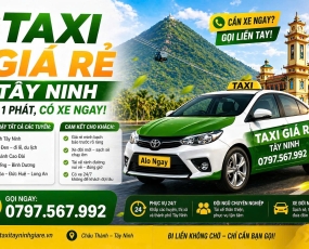 Taxi Điện giá rẻ nhất Tây Ninh